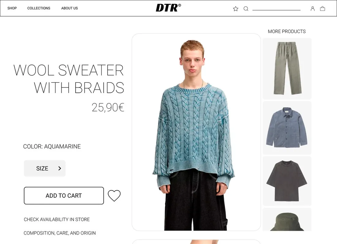 DTR, ficha de producto
