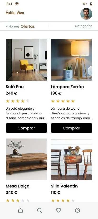 Estilo Vivo, ofertas